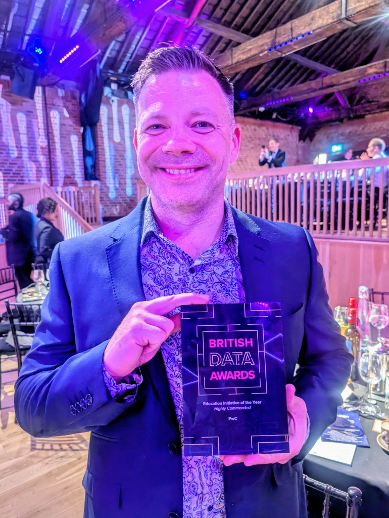 Phillip Pearson at British Data Awards